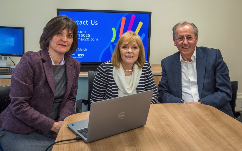 max20 Project Solutions - (l-r) Jo Watmore, Lynne & Don Tomlinson